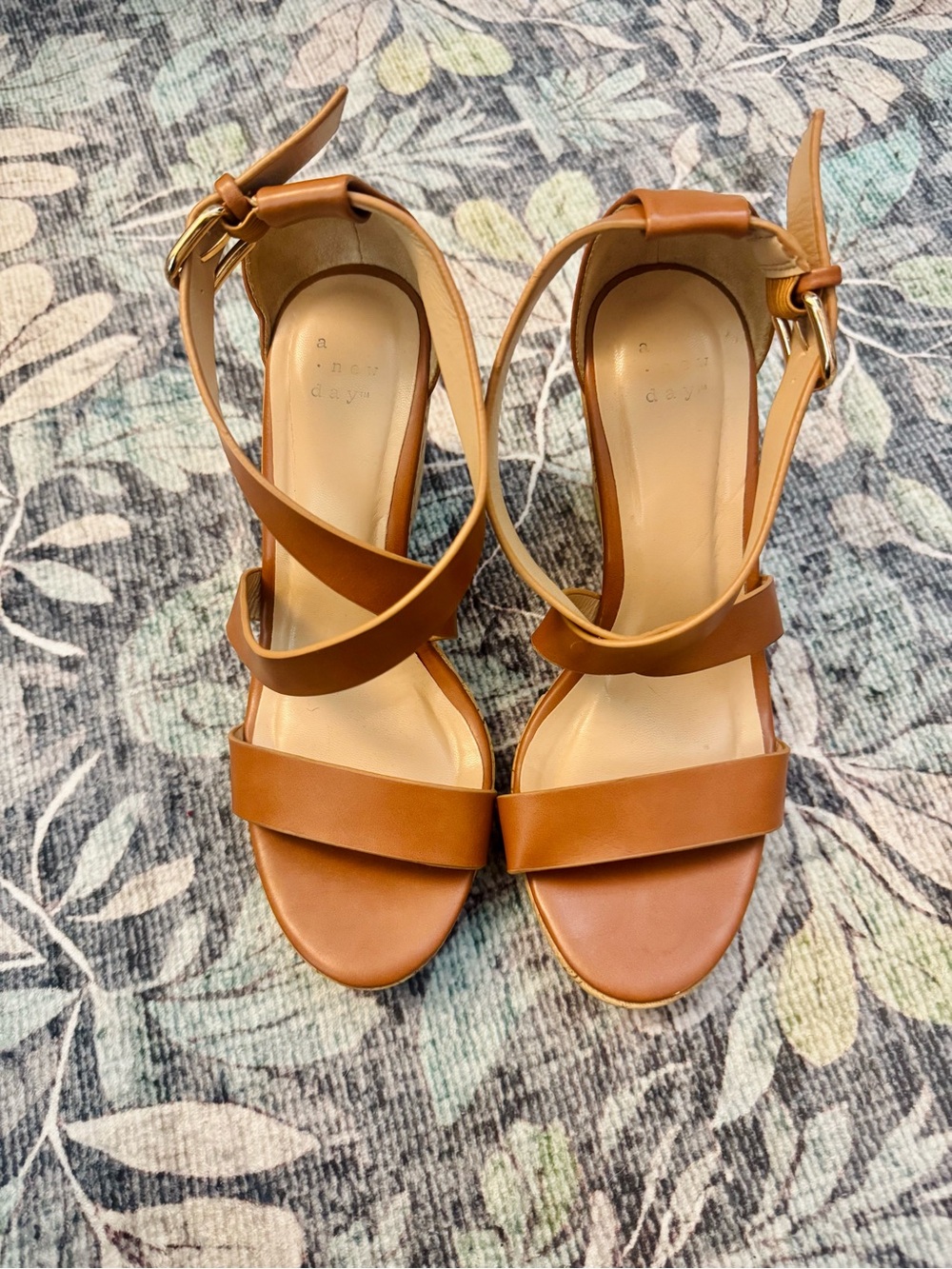 Tan Strappy Women's Sandals - Classic Leather Heels